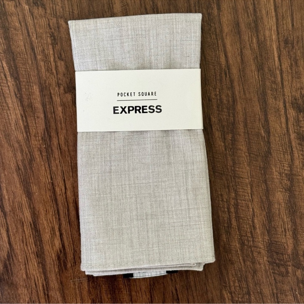 Express  pocket squares in beige color